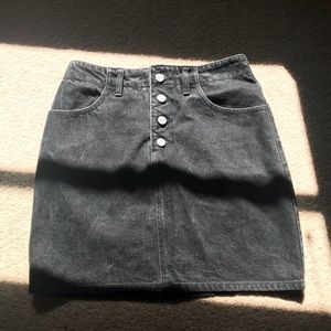 Guess Black Jean Skirt